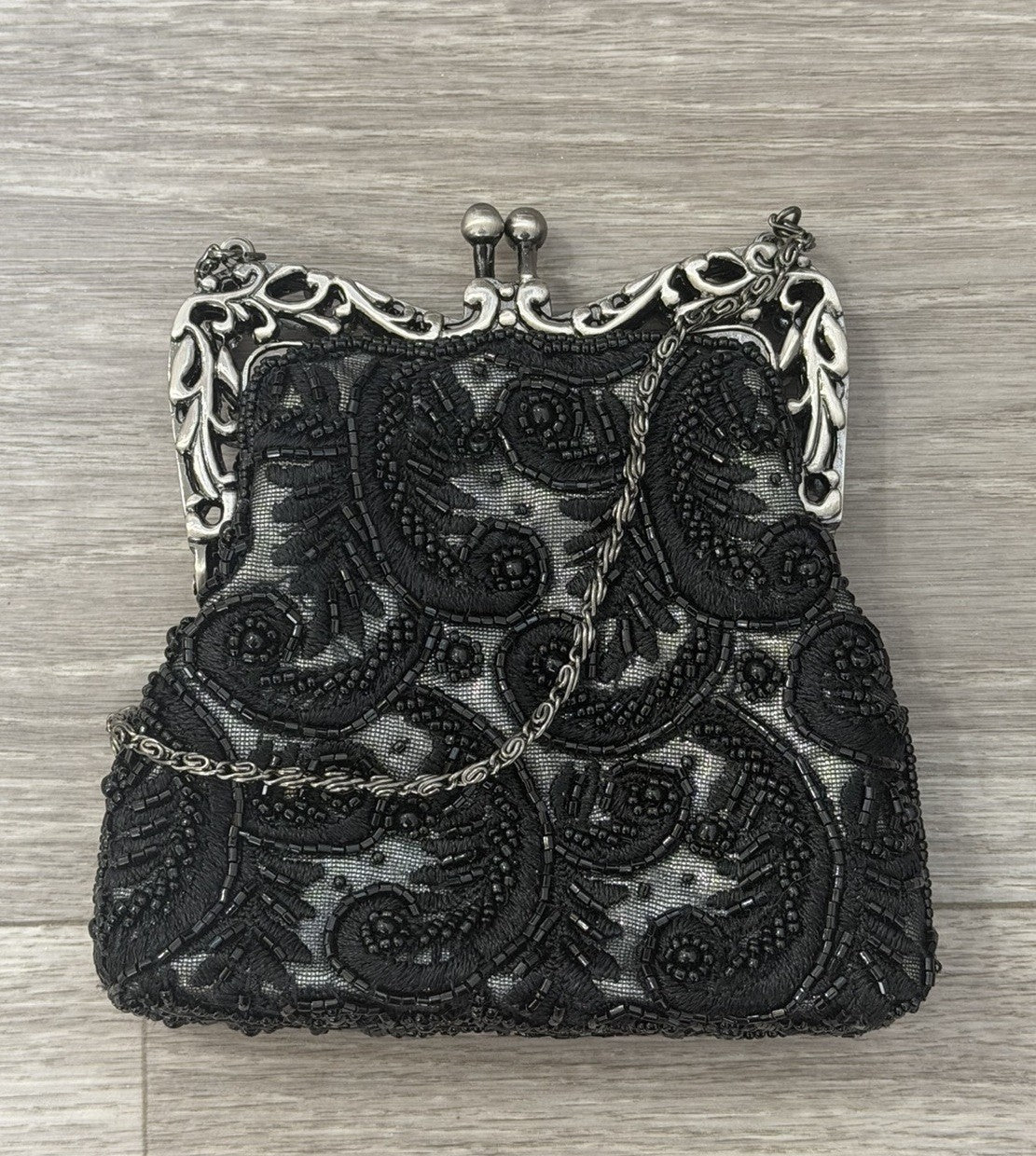 Womens Vtg Style Beaded Sequin Evening Handbag Prom /Homecoming /Wedding Clutch