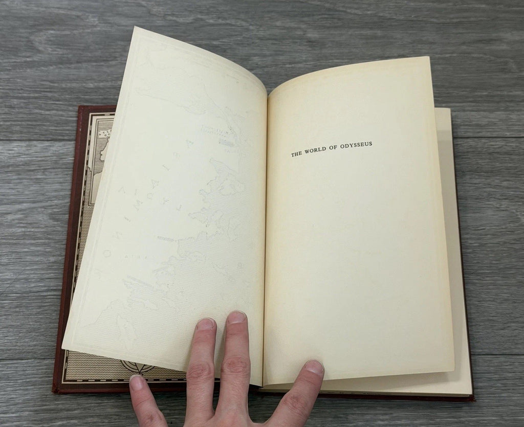 The World of Odysseus by M.I. Finley Hardcover 1954 Fair Condition Viking Press