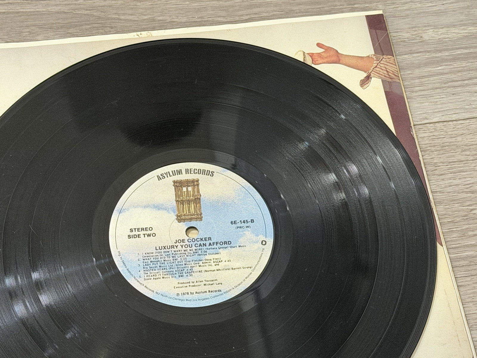 Joe Cocker - Luxury You Can Afford - Vinyl LP - 6E-145-B SP - Stained Cover