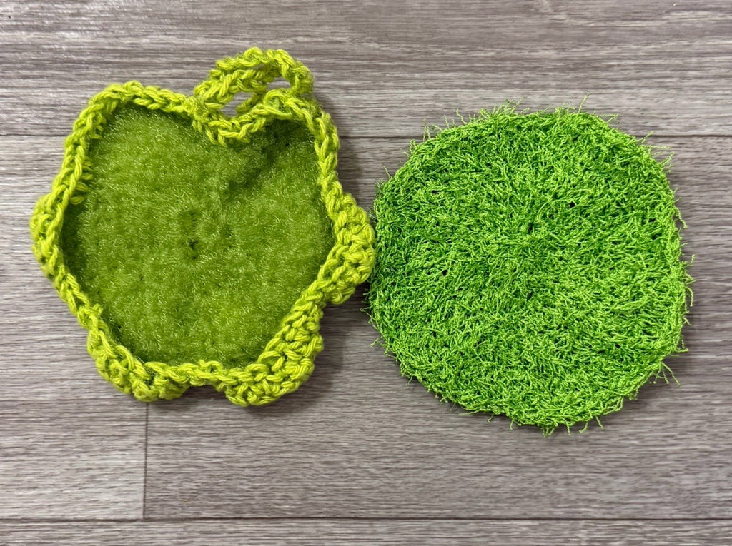 St. Patrick’s Day Crochet Dish Scrubby Set Of Two Handmade