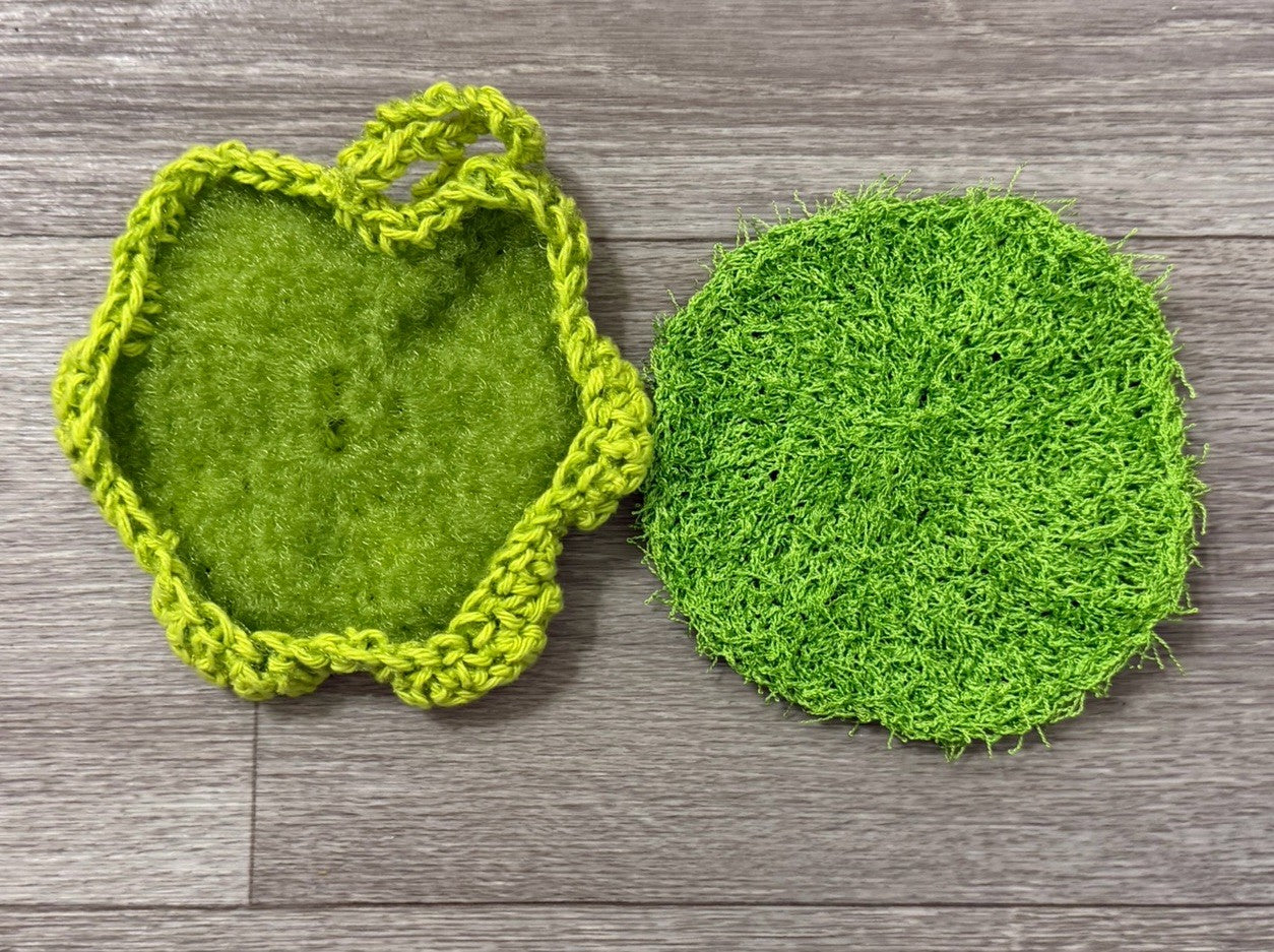 St. Patrick’s Day Crochet Dish Scrubby Set Of Two Handmade