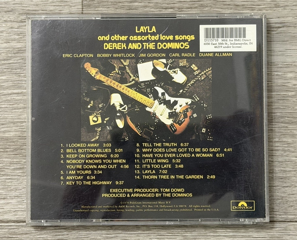 Eric Clapton Remastered Layla Assorted Love Songs Derek And The Dominos CD Rock