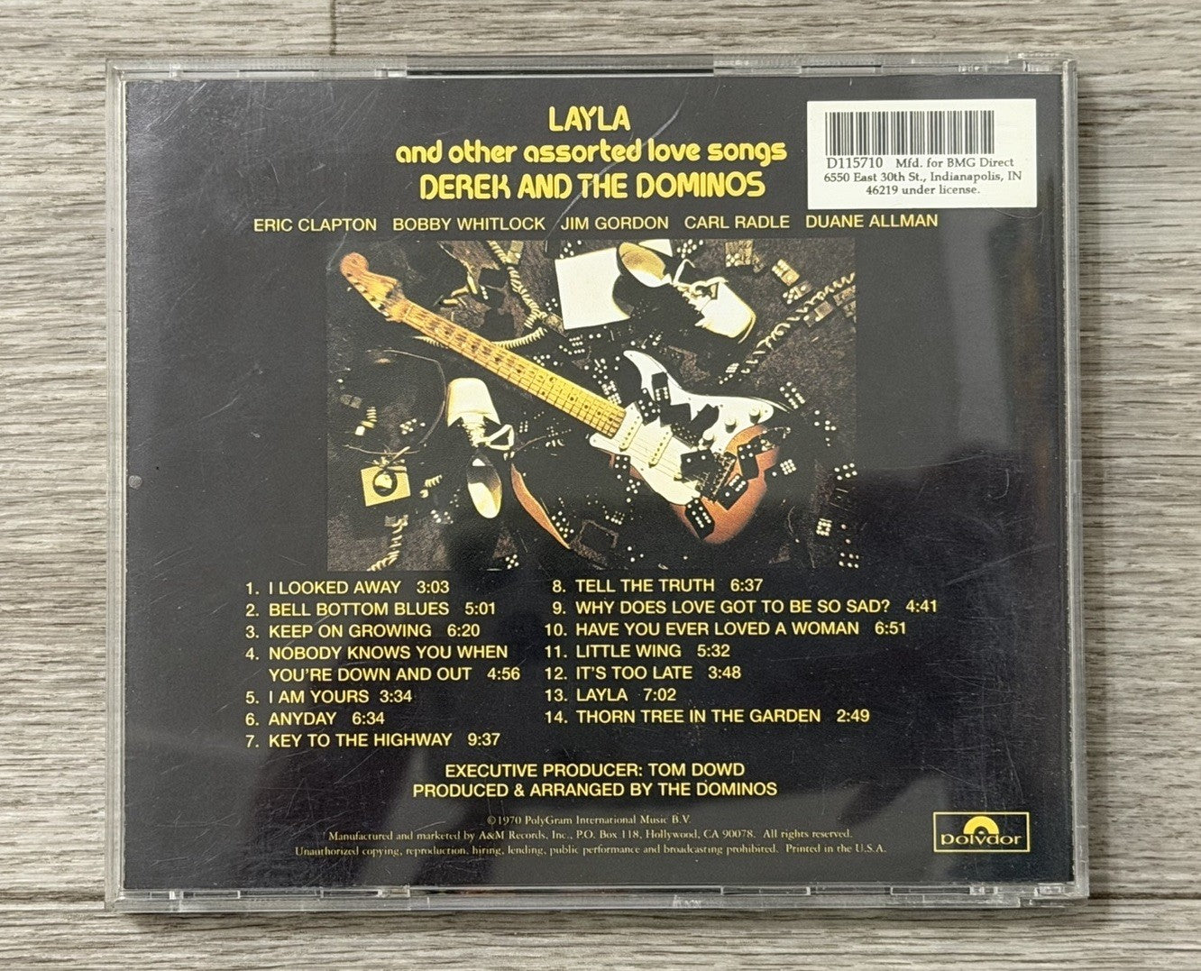 Eric Clapton Remastered Layla Assorted Love Songs Derek And The Dominos CD Rock