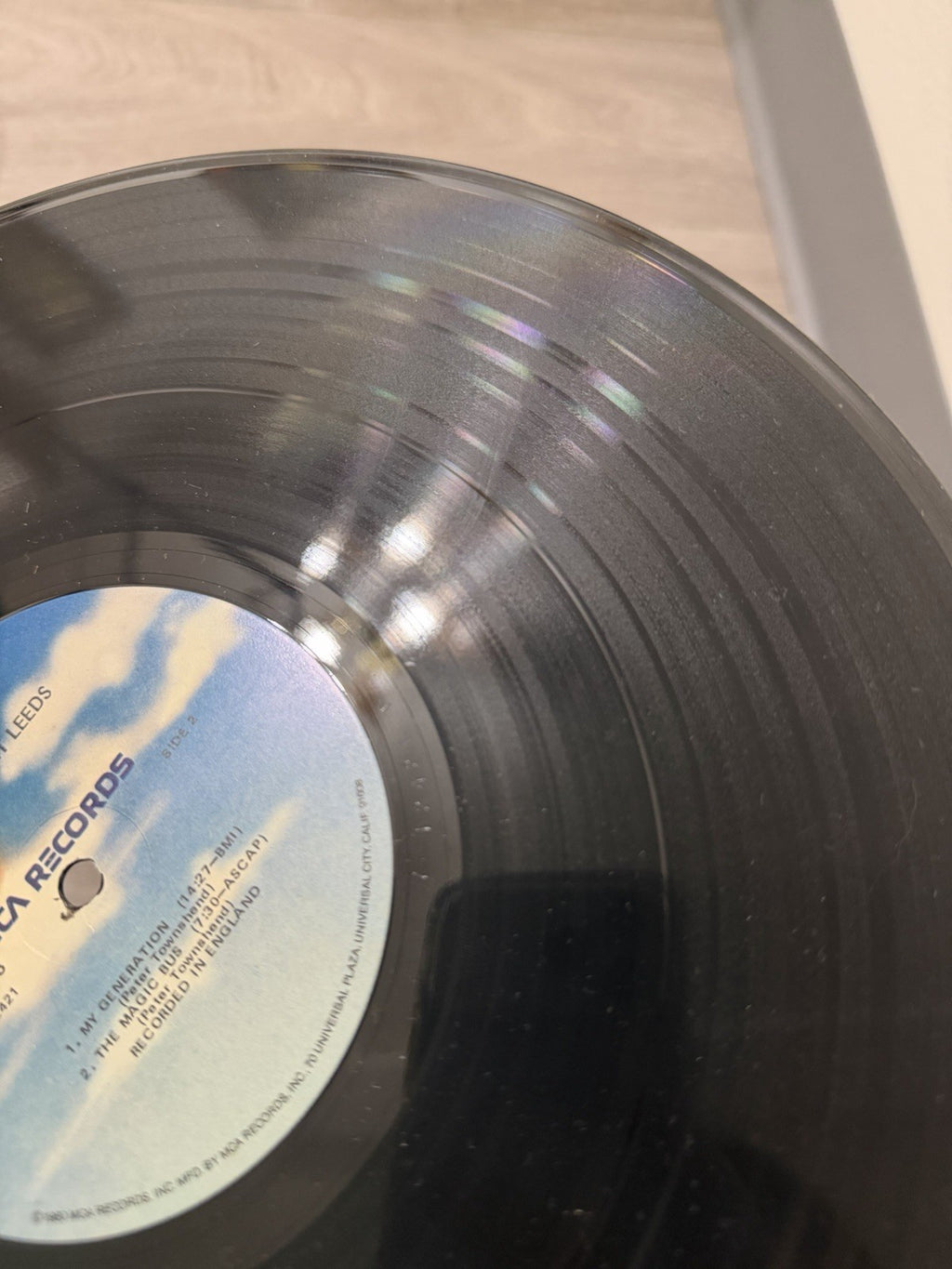 THE WHO - Live At Leeds (MCA) - 12" Vinyl Record LP No Insert