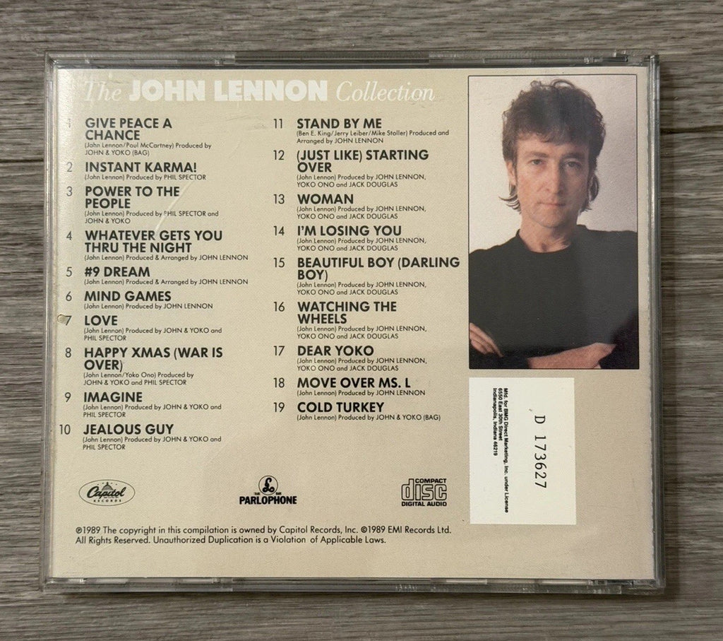 John Lennon The John Lennon Collection CD Greatest Hits Imagine Give Peace