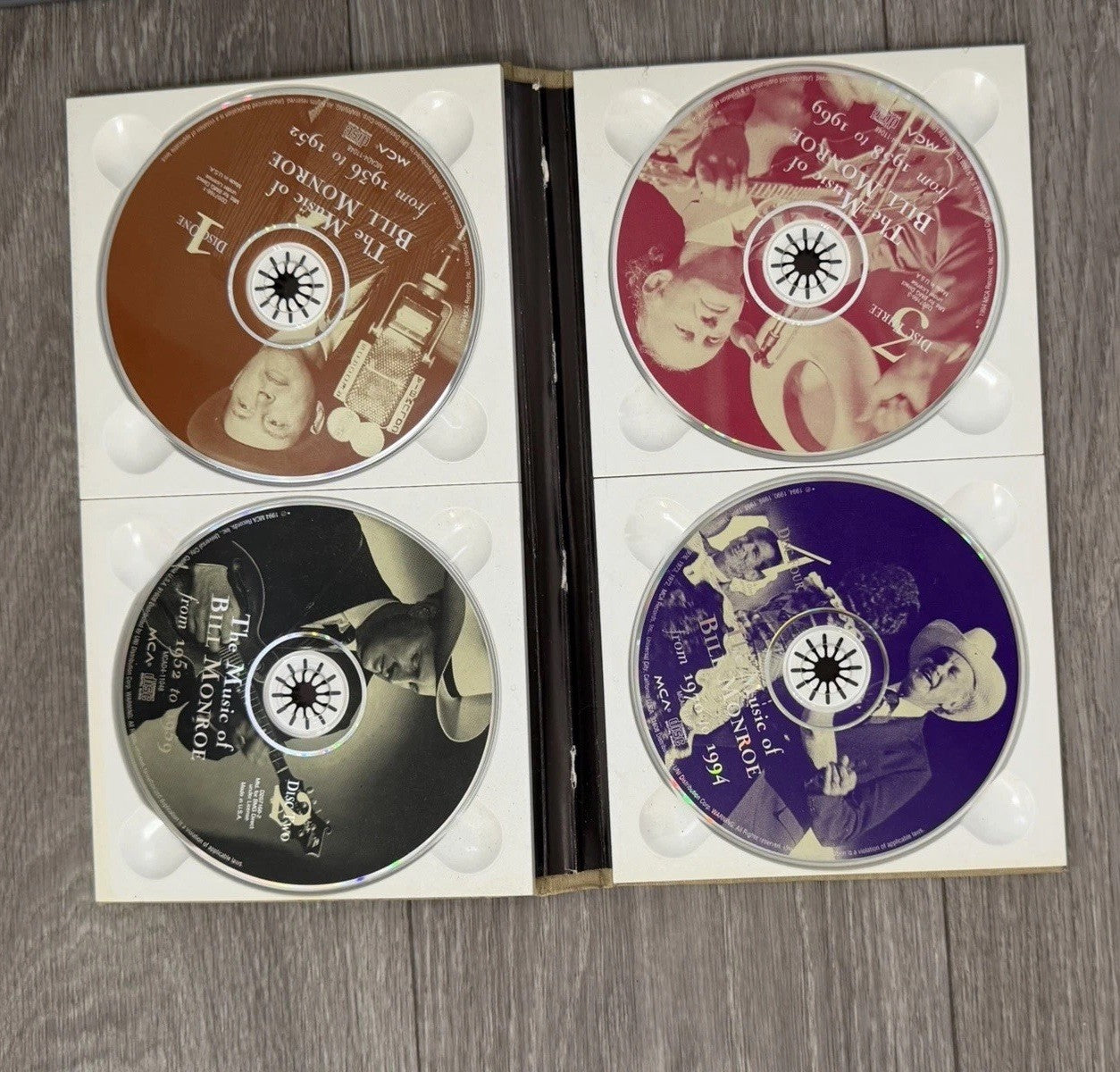 Bill Monroe CD Box Set 1936-1994 VG