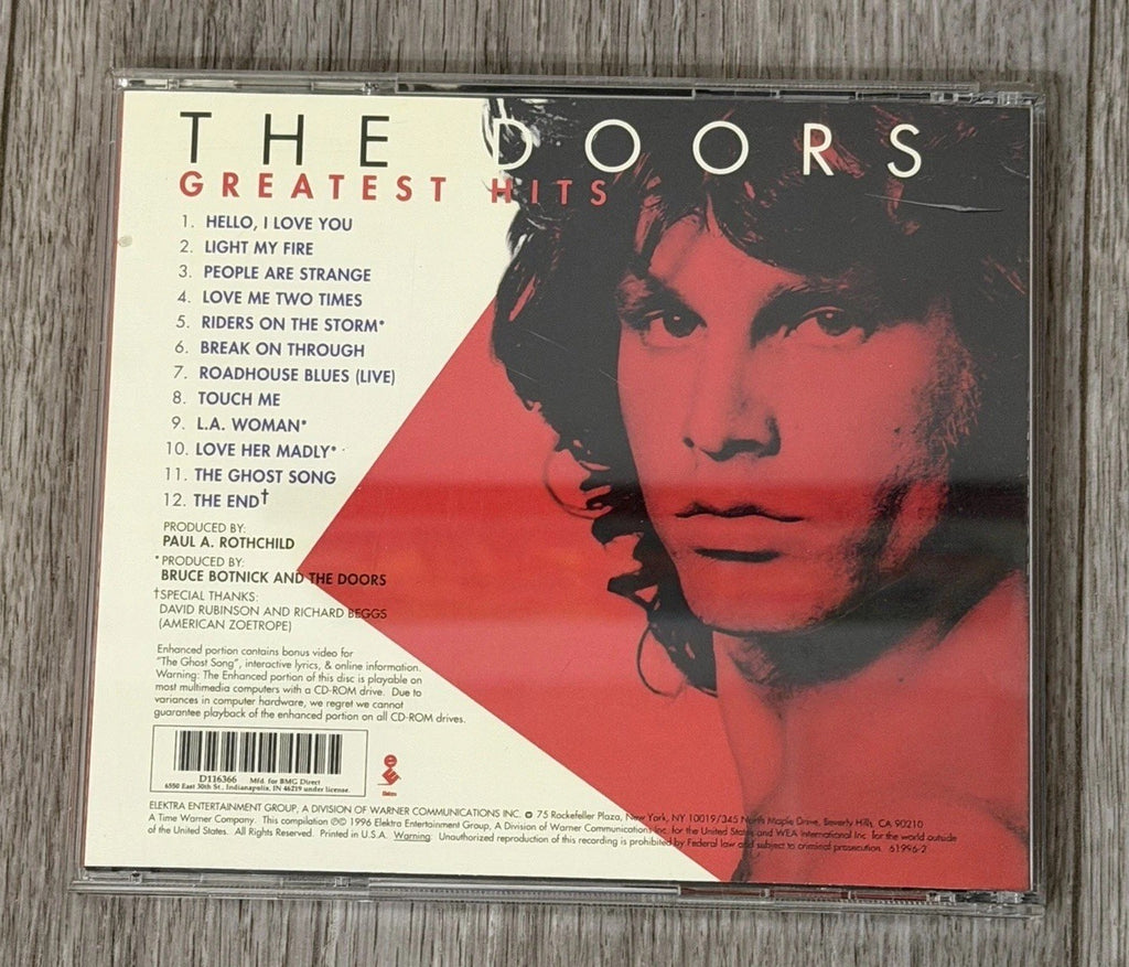 The Doors Greatest Hits CD Album