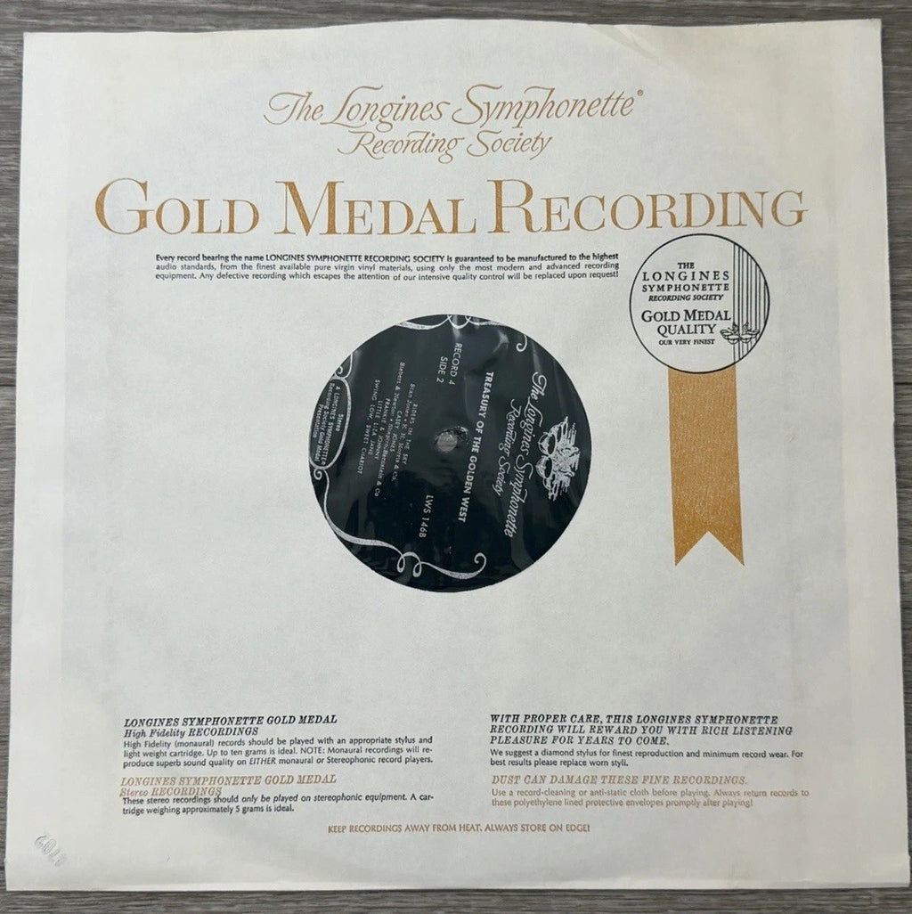 Treasury of the Golden West - Longines Multi-LP Box 6 Record Set - VG+