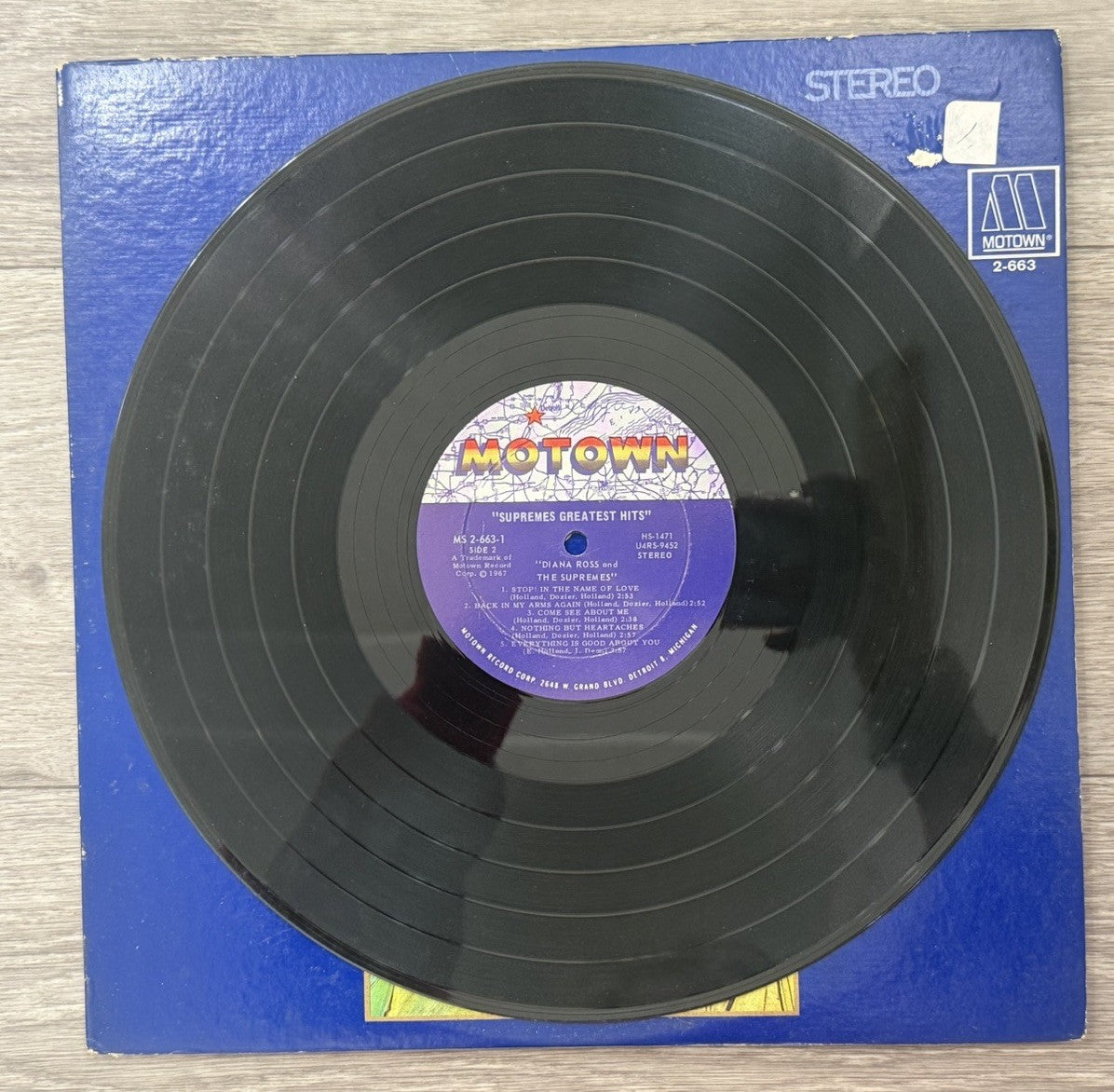 Diana Ross And The Supremes Greatest Hits, Deluxe Package, Stereo MS-663-MP