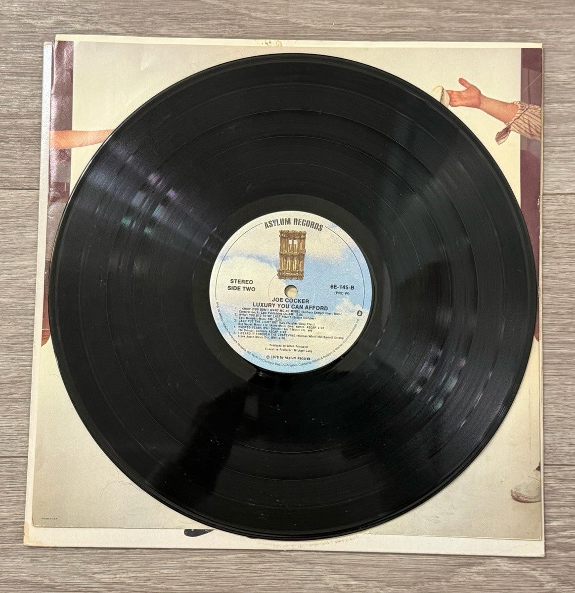 Joe Cocker - Luxury You Can Afford - Vinyl LP - 6E-145-B SP - Stained Cover