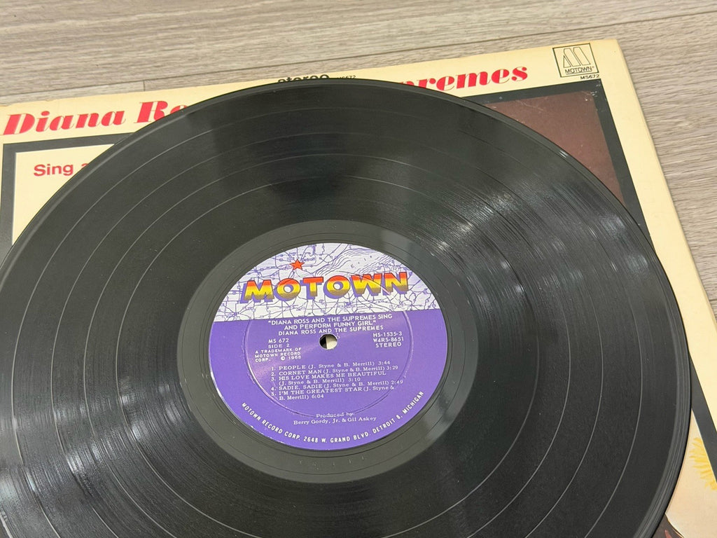 Diana Ross & The Supremes ‎– Sing And Perform "Funny Girl" - Vinyl LP 1968