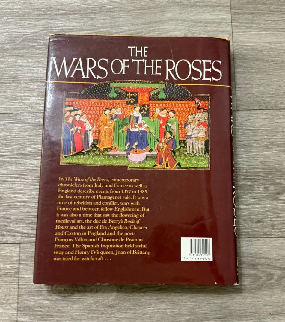 The WAR OF THE ROSES HARDCOVER - GOOD