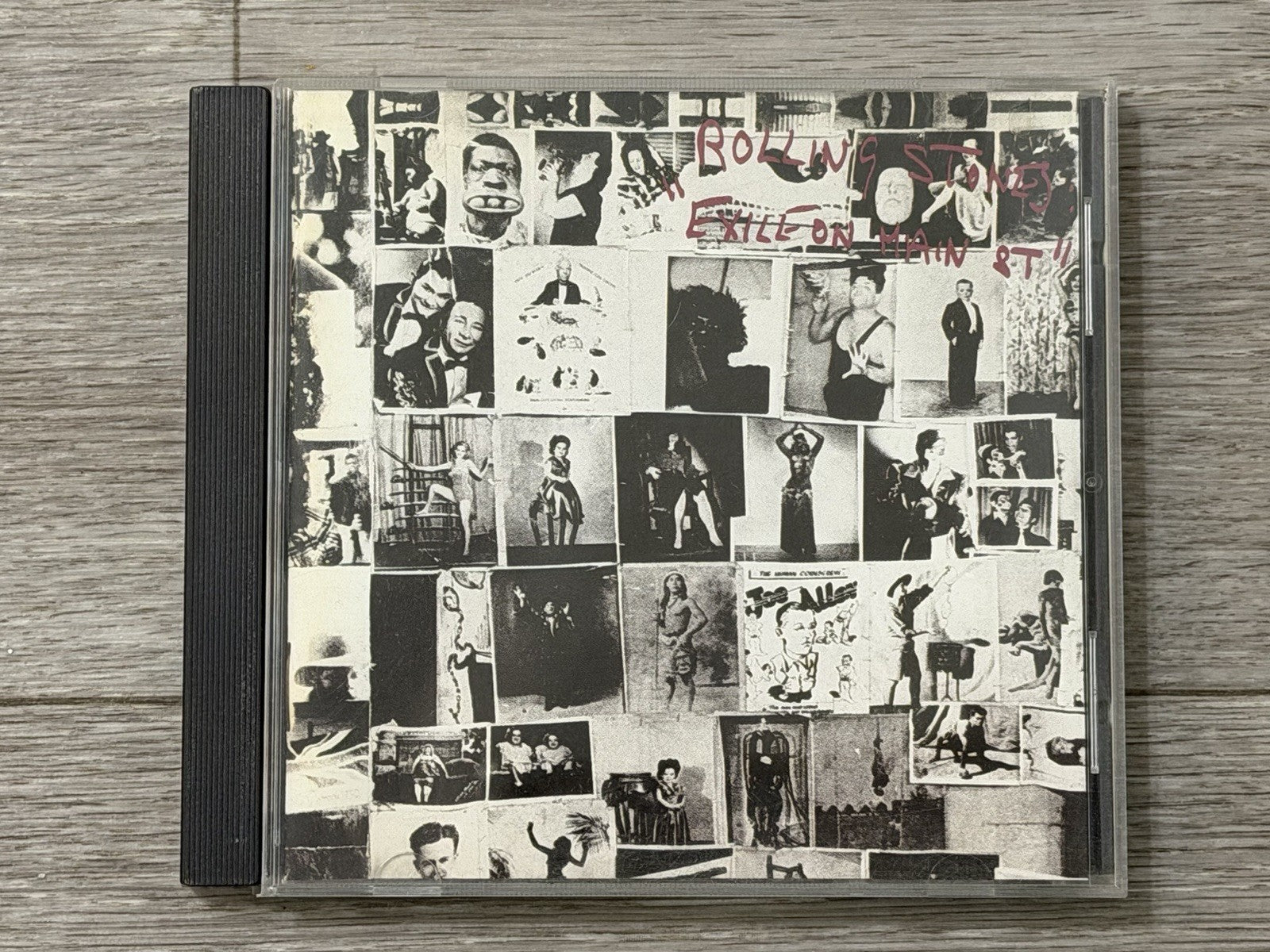 The Rolling Stones Exile On Main Street CD Cracked Case