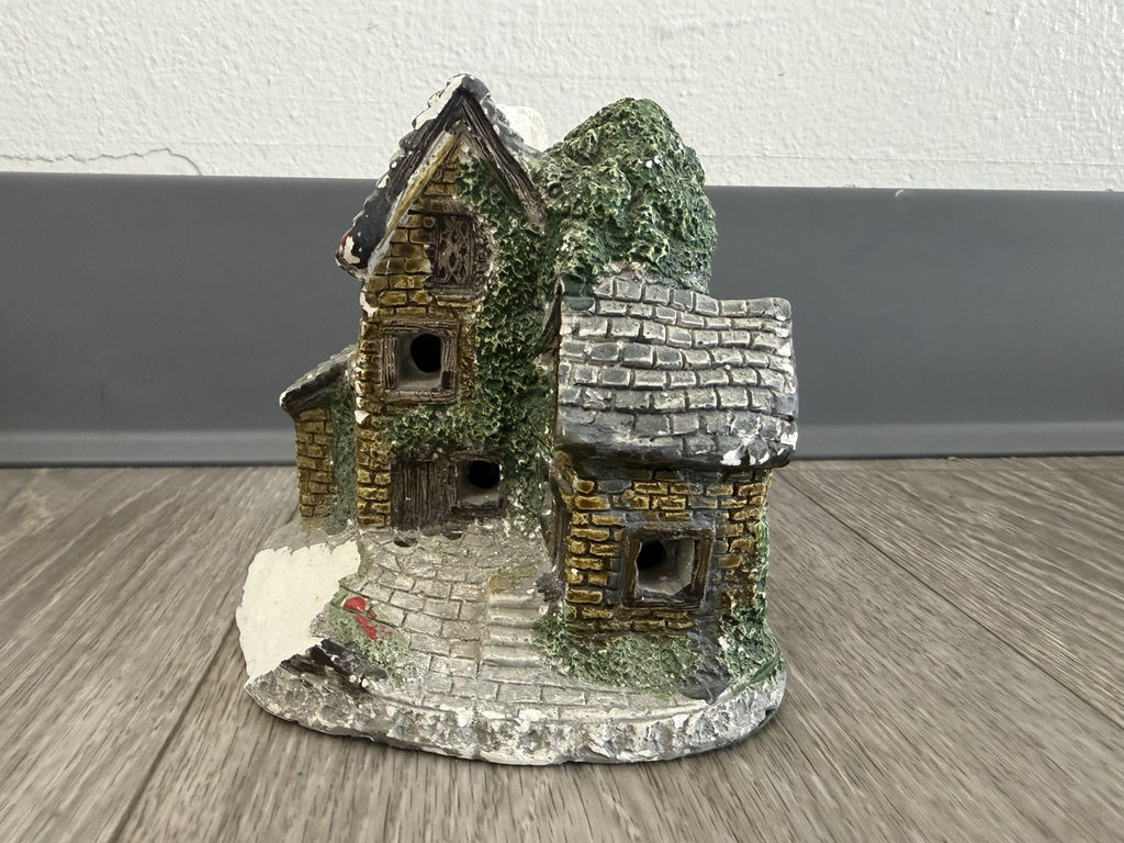 Ivy Cottage Lighted Cottage Charmers Handpainted Handcrafted BROKEN