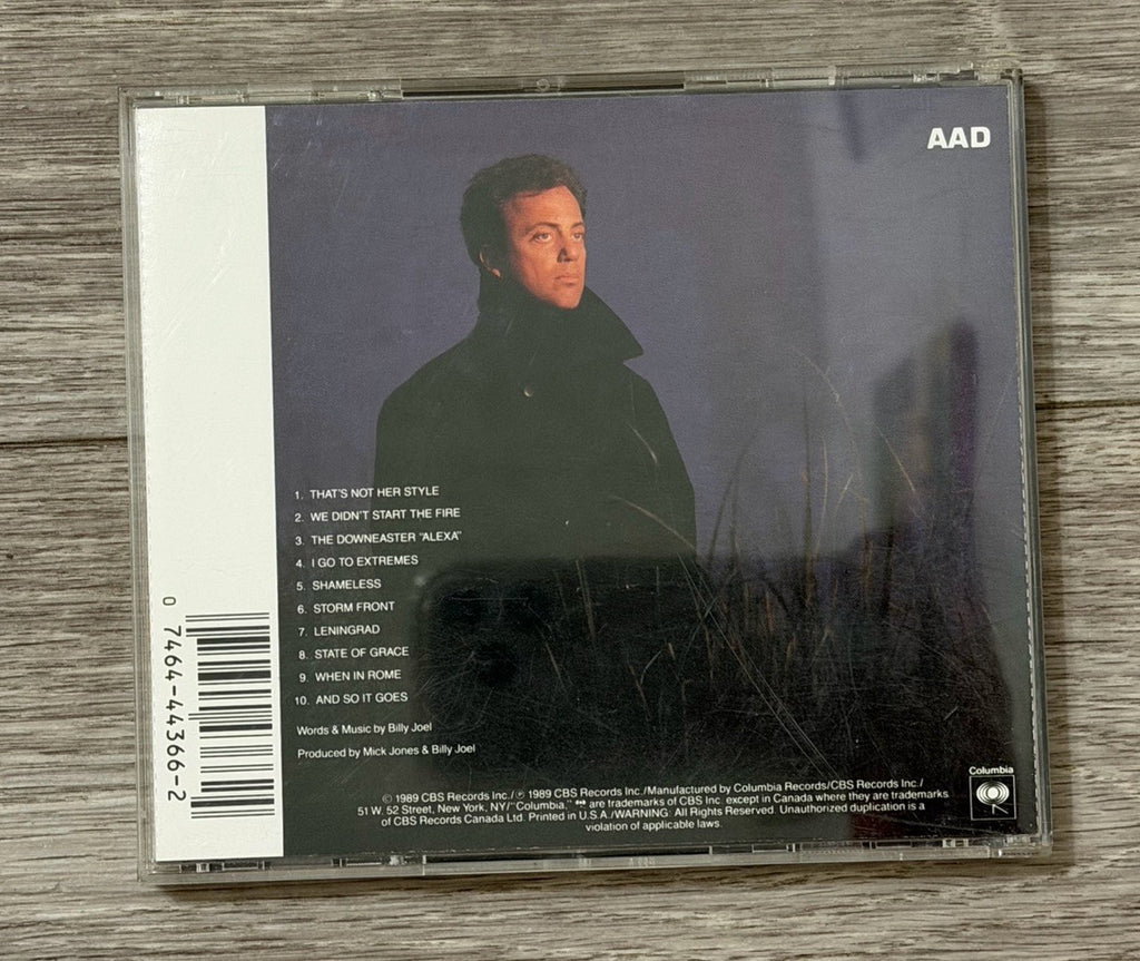 Billy Joel - Storm Front - Art Rock Arena Rock Hard Rock New Wave VG+ CD