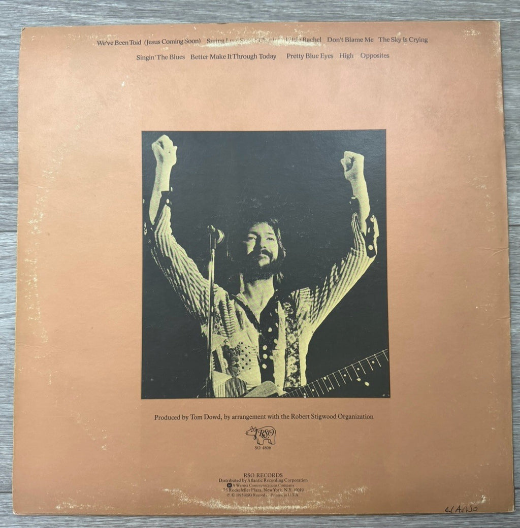ERIC CLAPTON There's One In Every Crowd 1975 RSO Records Vinyl with Sleeve LP