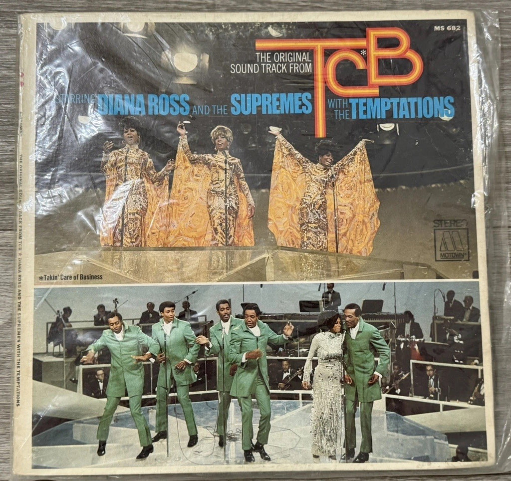 The original sound track from TCB Motown - Diana Ross & The Temptations VG/VG