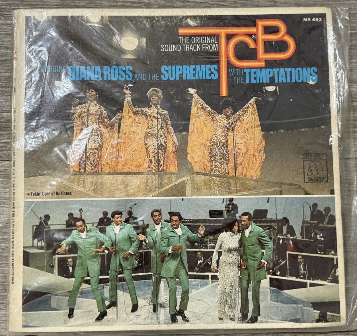 The original sound track from TCB Motown - Diana Ross & The Temptations VG/VG