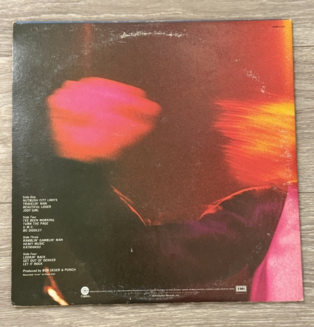 Bob Seger And The Silver Bullet Band Live Bullet 1976 Vinyl 2 LP Record Album