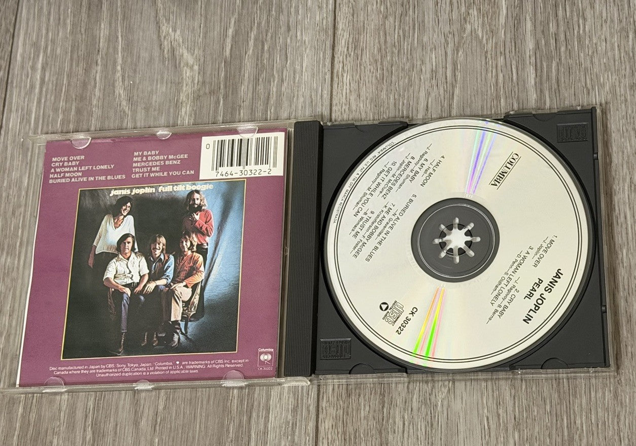 Pearl by Janis Joplin & the Full Tilt Boogie Band/Janis Joplin (CD, Oct-1990)
