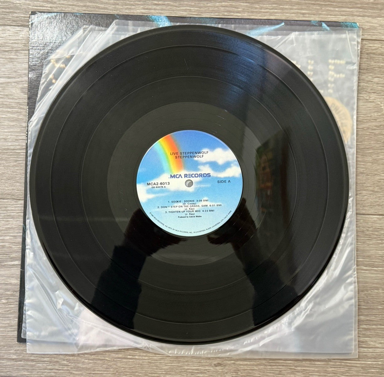 Steppenwolf Live Double LP Vinyl Record MCA2-6013 Hype Sticker Re-Release VG/VG