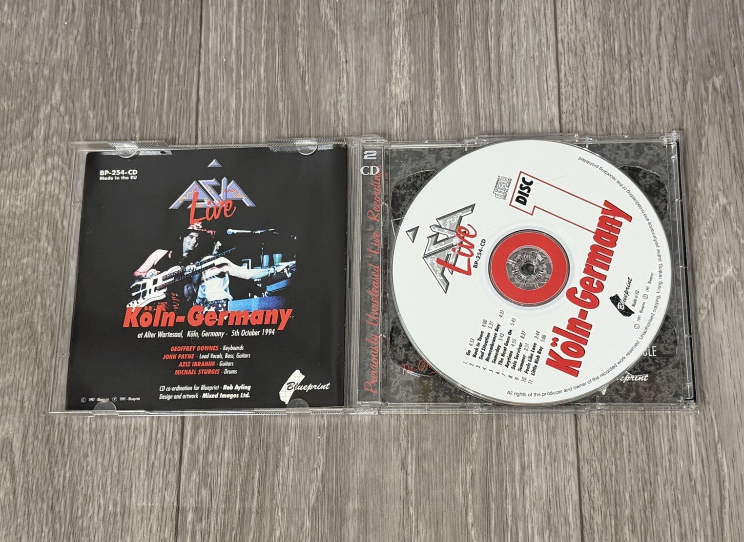 Live In Koln Germany 1994 [IMPORT] (Nov-1997, Bluep) G+ PLEASE READ