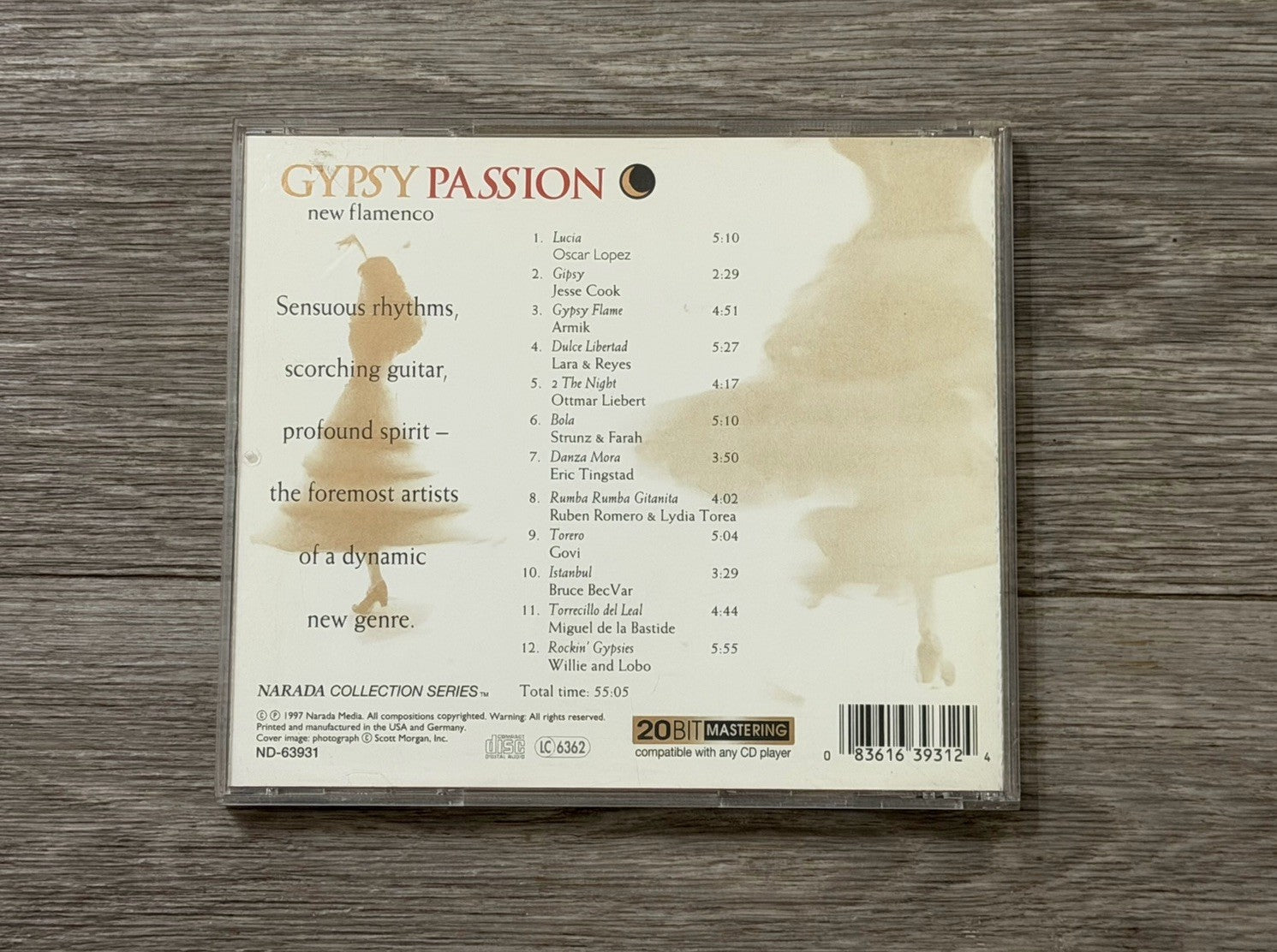 Gypsy Passion: New Flamenco (Narada Collection Series) - Music CD