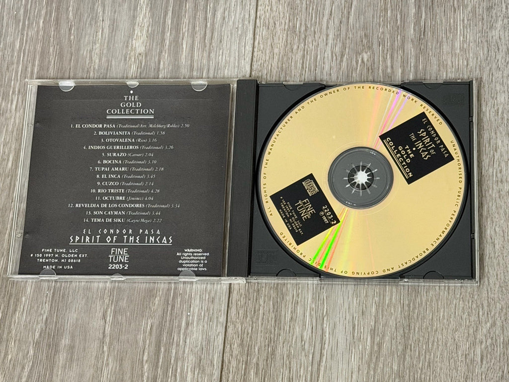 EL CONDOR PASA SPIRIT OF THE INKAS FLUTE MUSIC OF THE ANDES GOLD COLLECTION CD