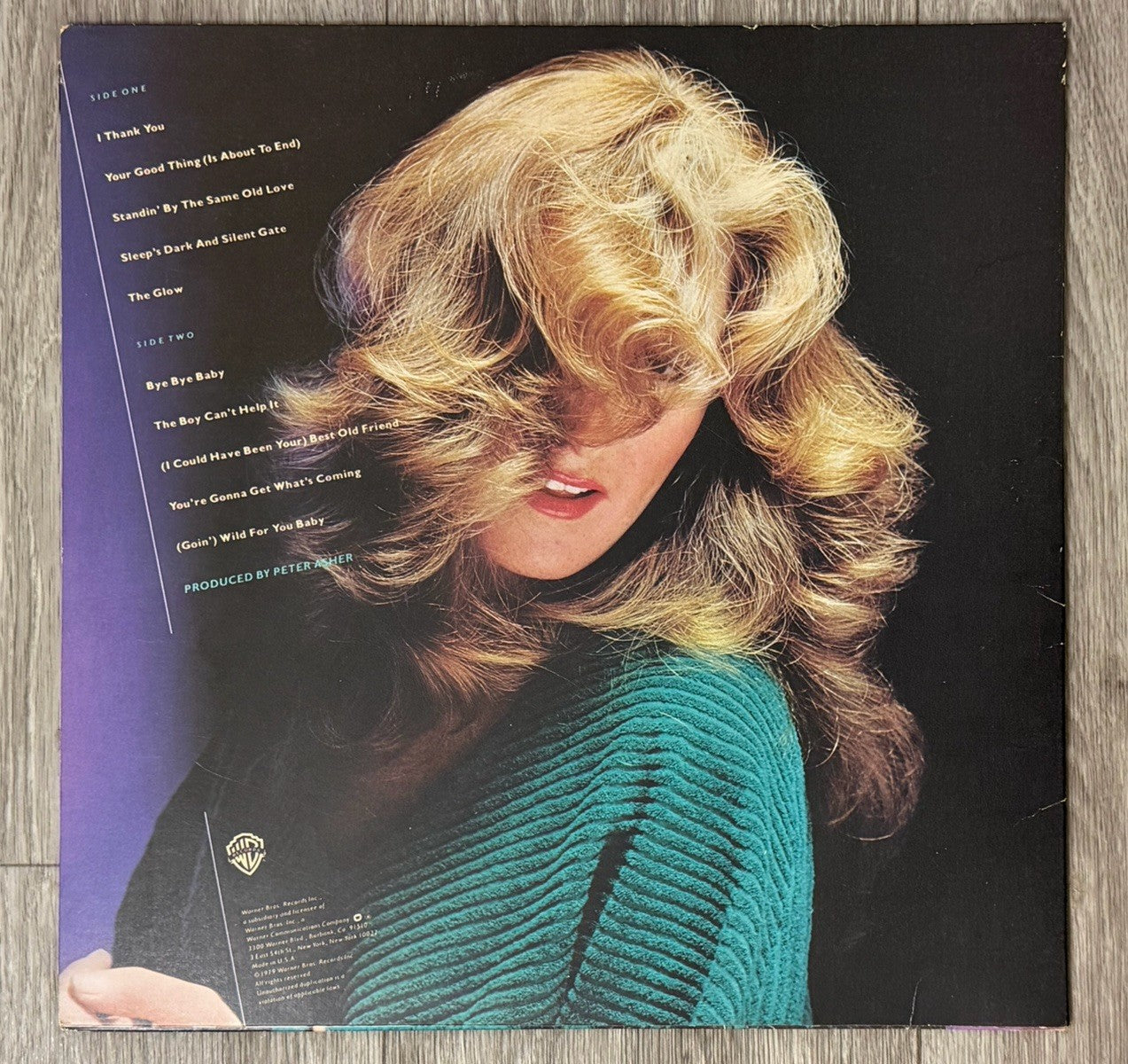 Bonnie Raitt The Glow HS-3369, Vintage Vinyl, VG / G+