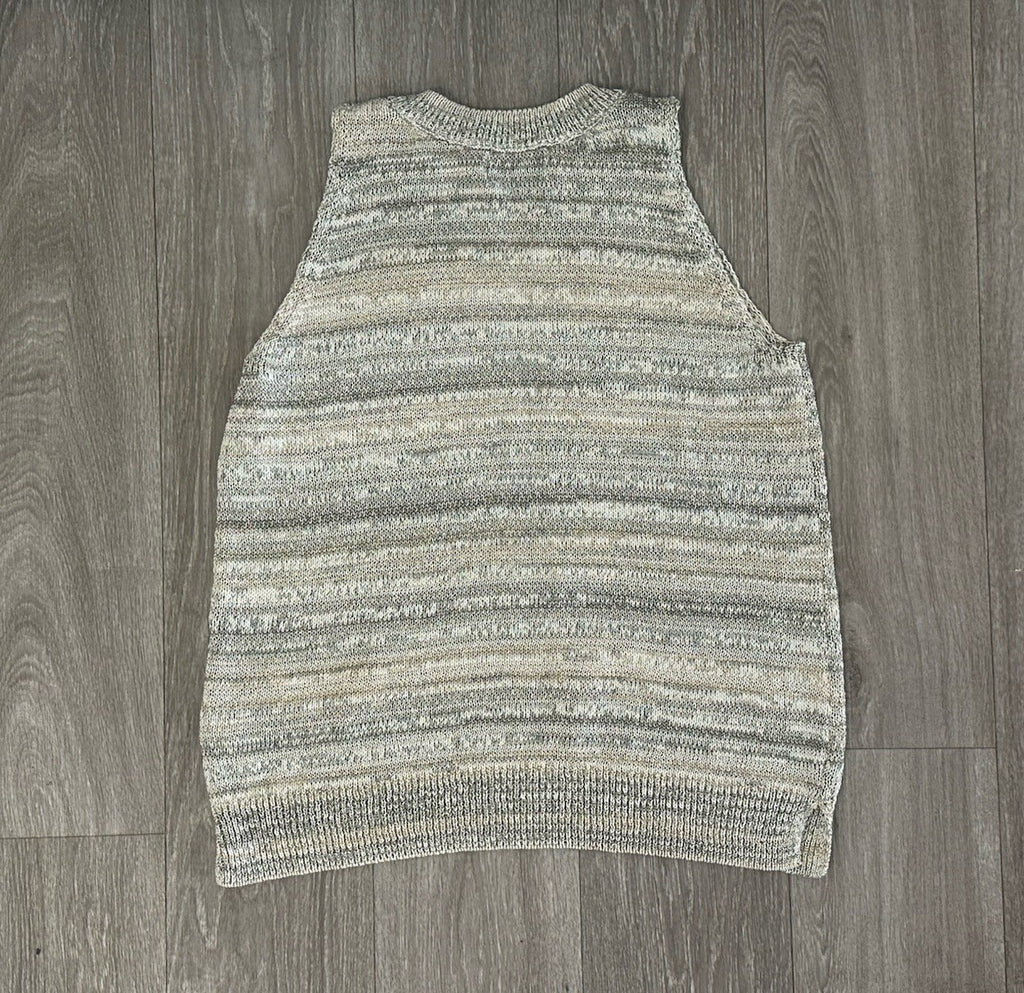 Old Navy | Beige Sleeveless Sweater Vest | Women's Size M