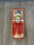 Vintage Chinese Opera Face Painting Miniature Clay Mask Box Tang BROKEN BOX