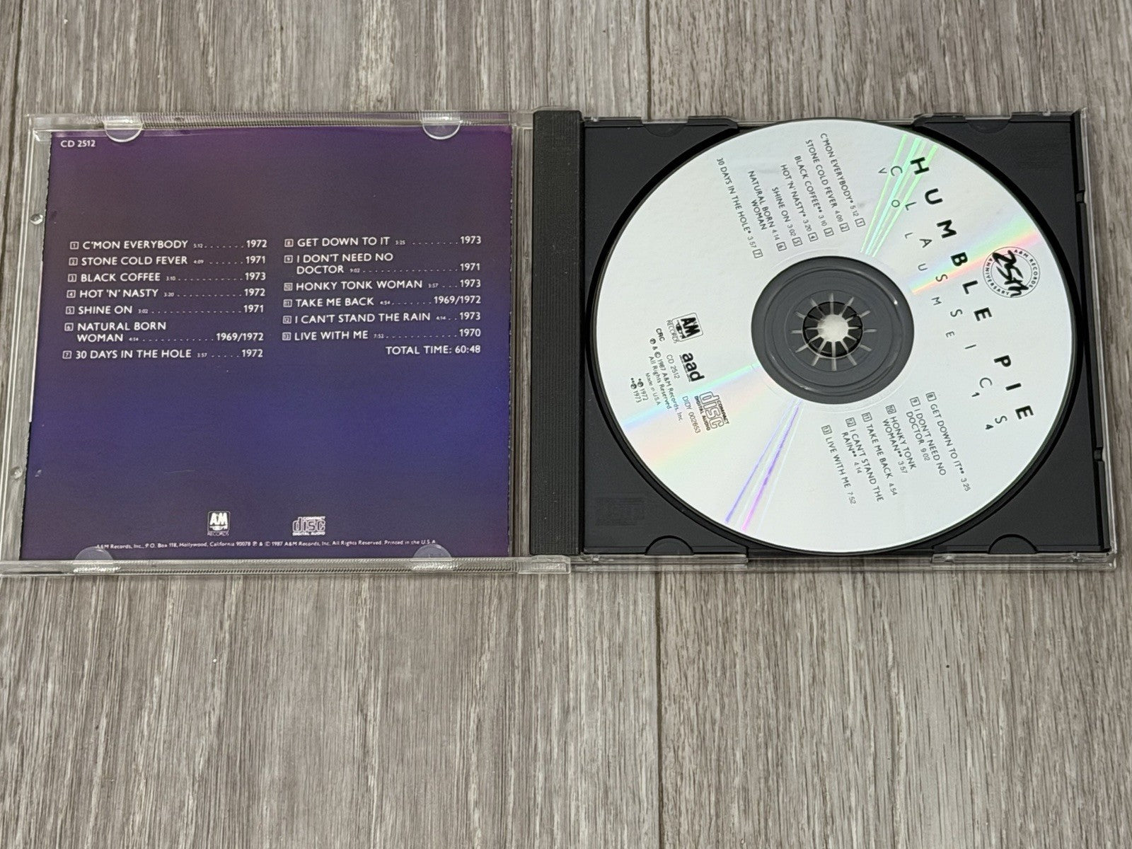 Humble Pie CD Classics Volume 14 CD 2512 1987