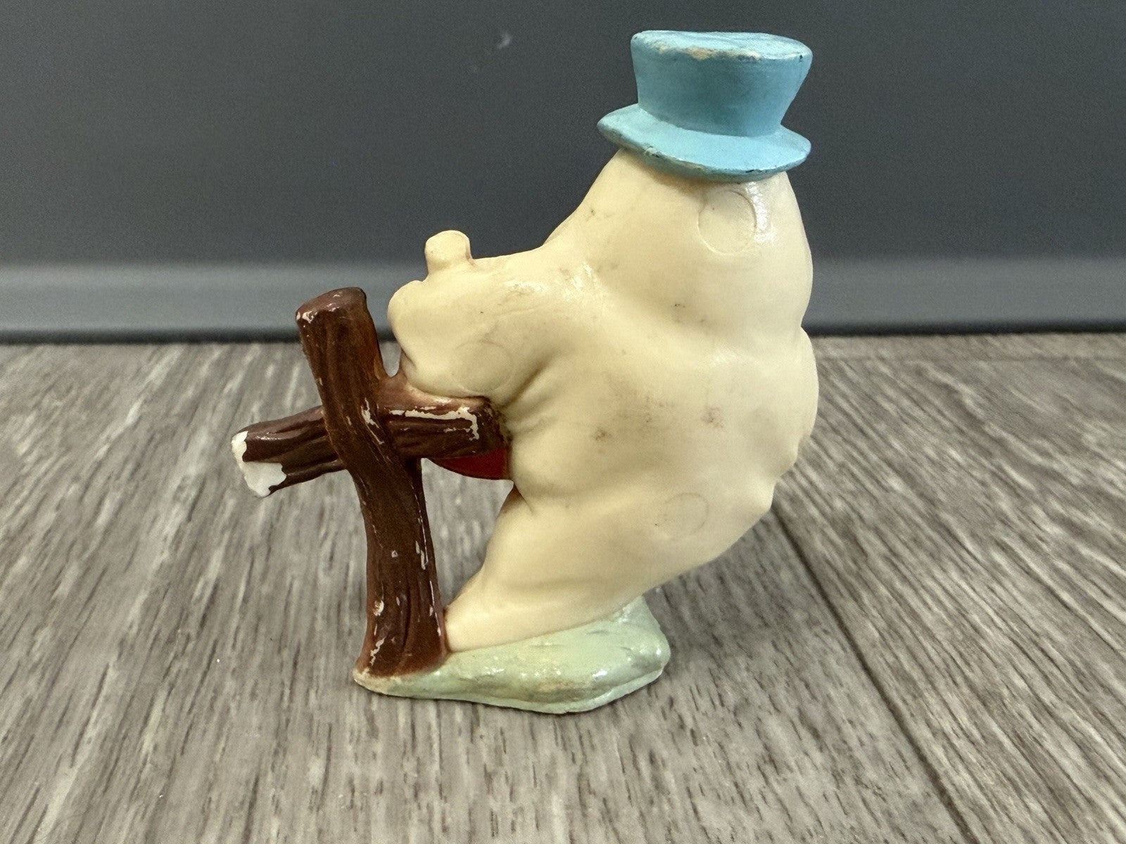 VINTAGE Ghost With Jack O’Lantern Figurine Halloween Plastic