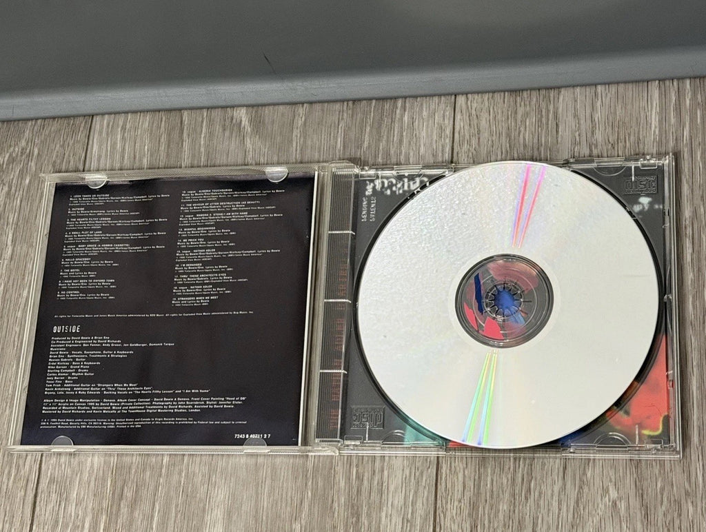 David Bowie 1. Outside (The Nathan Adler Diaries: A Hyper Cycle) CD 1995