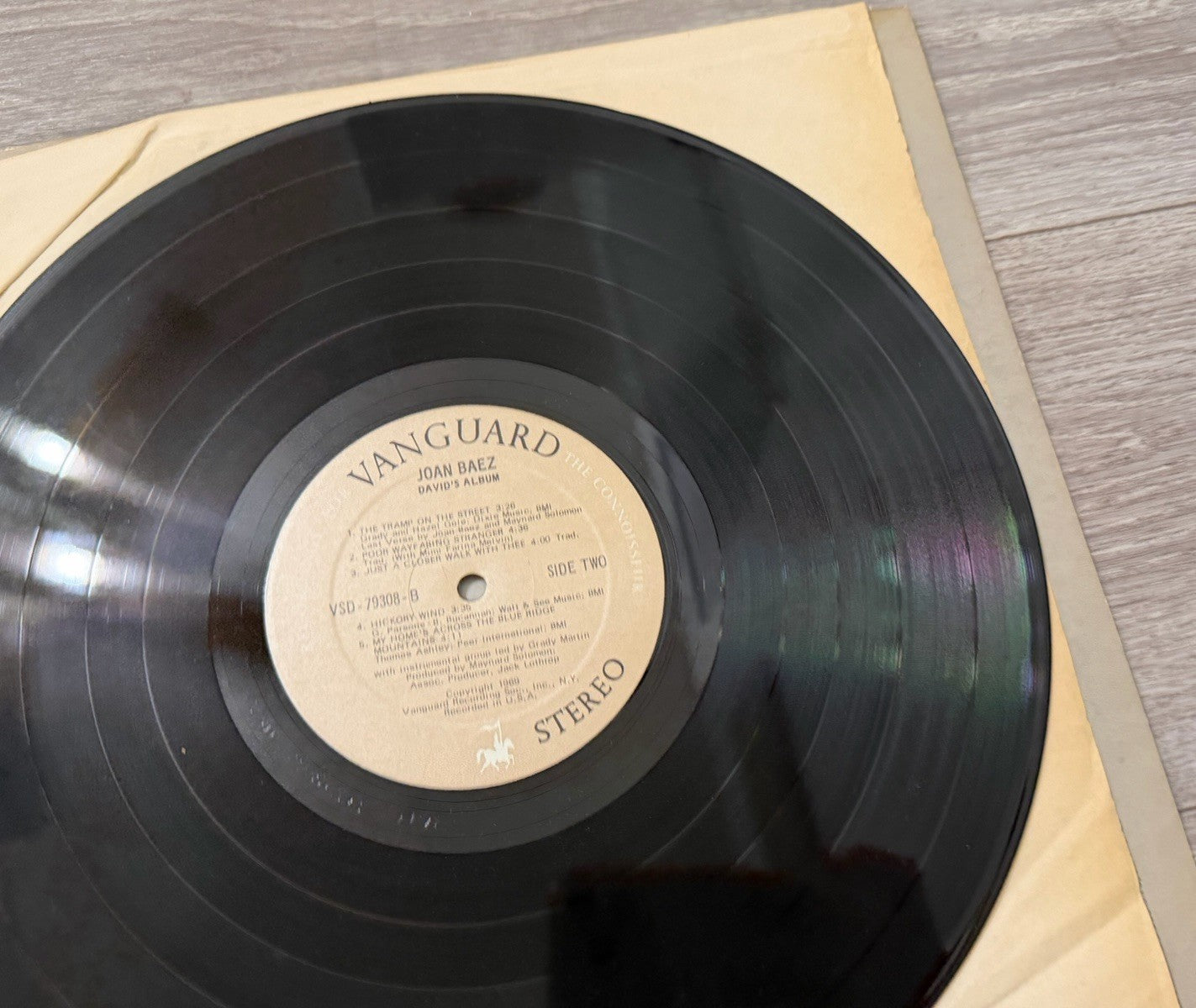JOAN BAEZ” David's Album”  1969 Stereo Vinyl Vanguard  LP