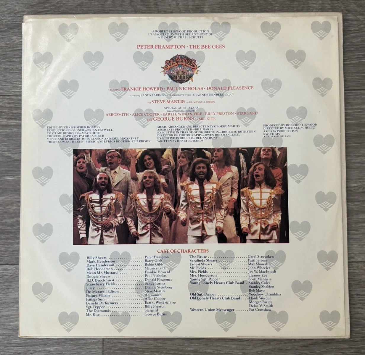 Vinyl Record LP Movie Soundtrack Bee Gees Sgt. Pepper's Lonely Hearts Club Used