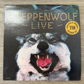 Steppenwolf Live Double LP Vinyl Record MCA2-6013 Hype Sticker Re-Release VG/VG