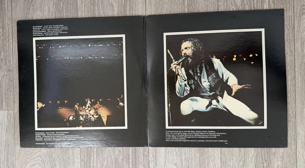 Jethro Tull Live - Bursting Out 2x LP Vinyl OG Chrysalis CH2-1201 US 1978