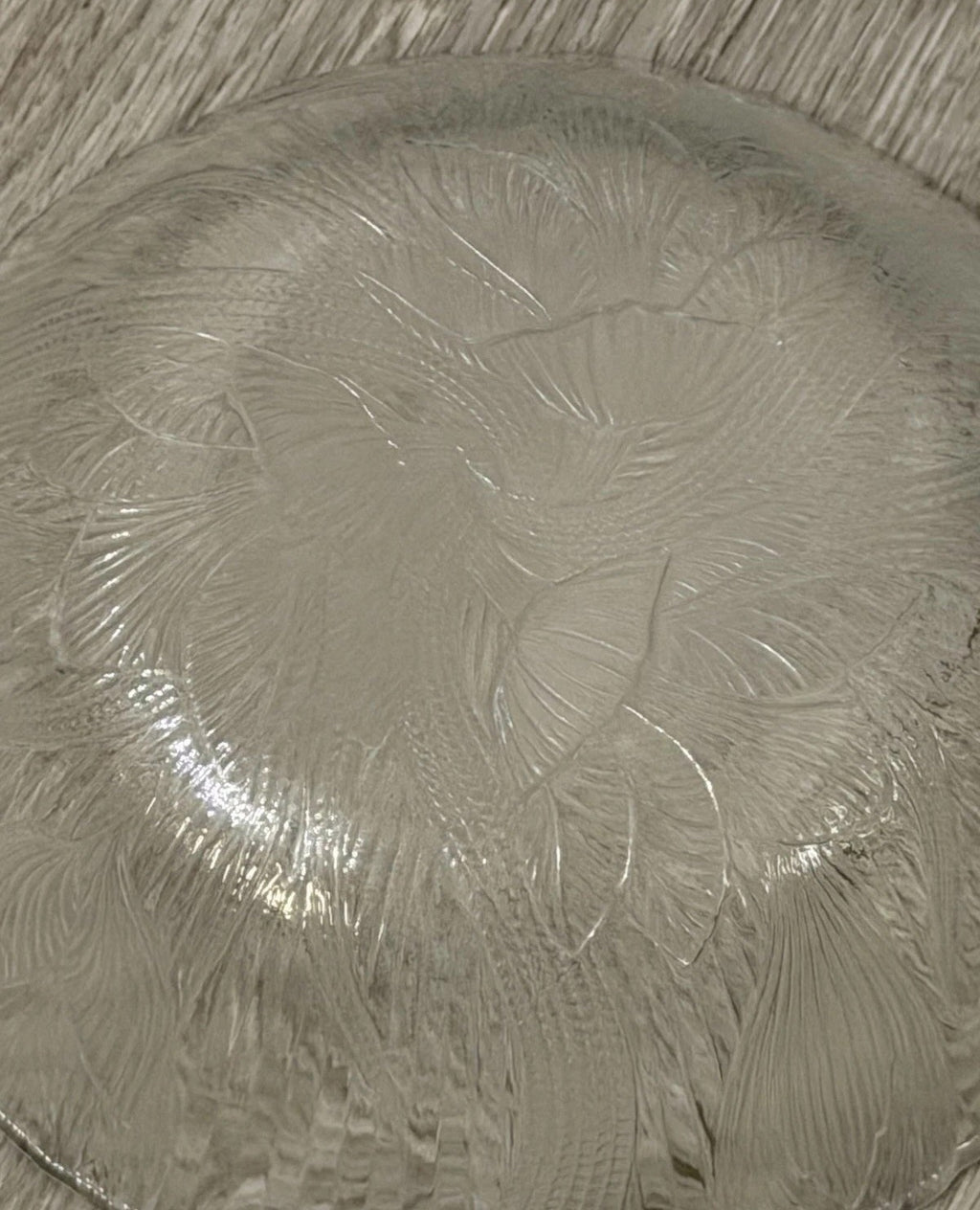 Set of 4 Arcoroc USA Glass Canterbury Crocus 6.25" Cereal/Salad Bowls - textured