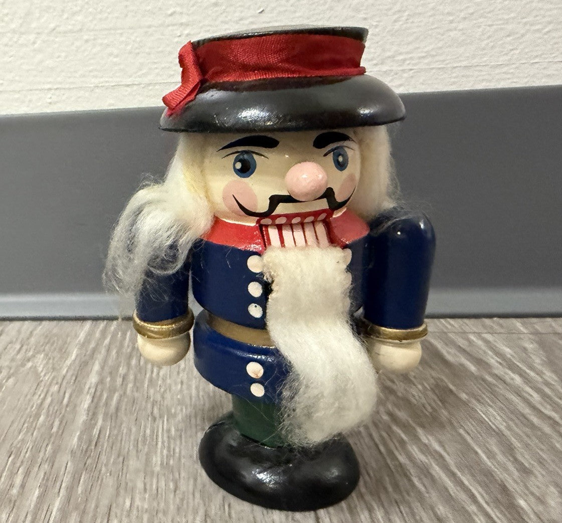 Wooden Nutcracker Soldier 5 Inch Tall Wood Christmas Holiday Decoration