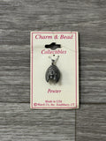 NEW Vintage Pewter Charm Western Native American Chief Charm