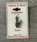 NEW Vintage Pewter Charm Cowboy And Horse Western
