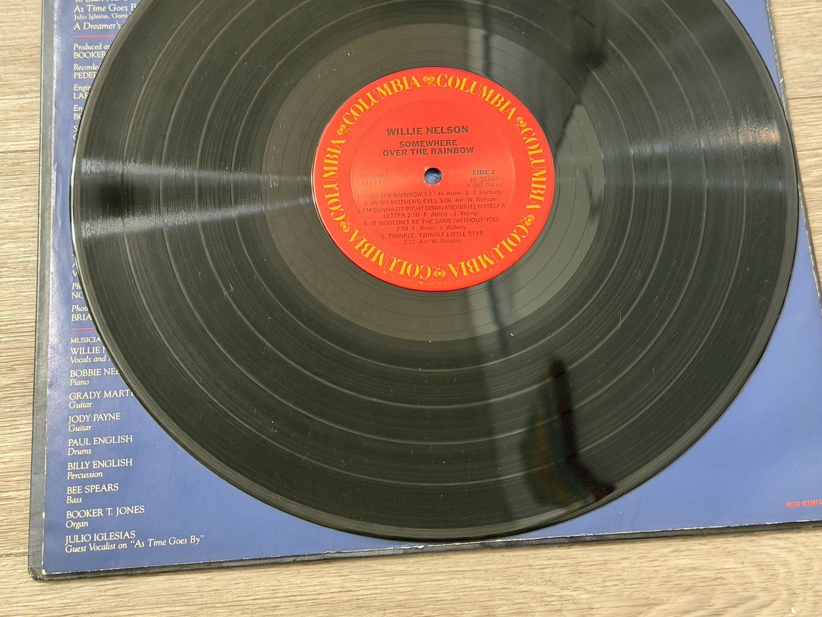 Willie Nelson - Somewhere Over The Rainbow OG LP, NM/UC, Columbia, 1981, FC36883