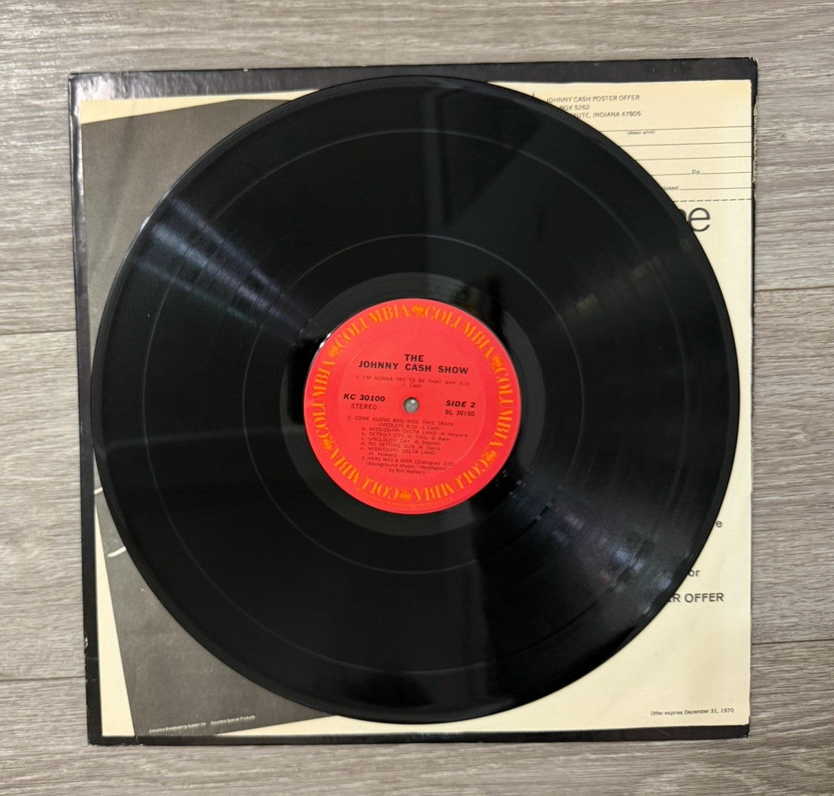 JOHNNY CASH – THE JOHNNY CASH SHOW - VINYL LP - AA