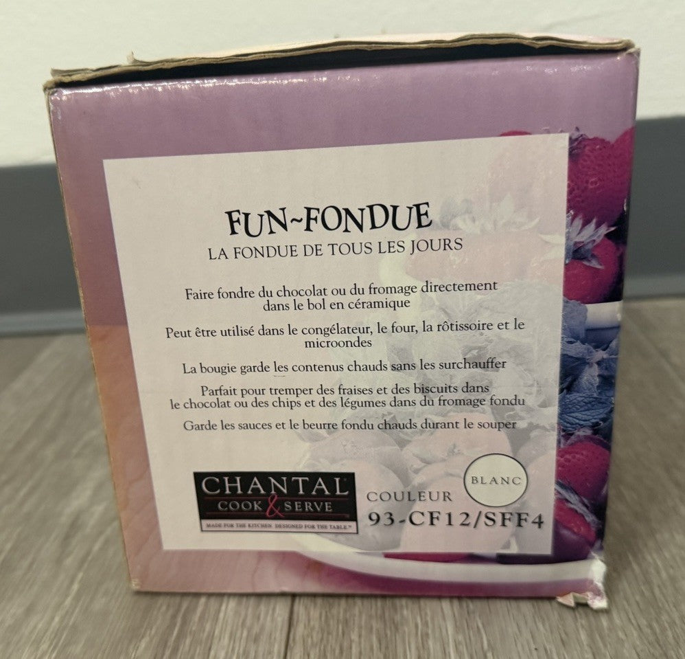 Chantal The Fun-Fondue Tealight Warmer Fondue forks not included