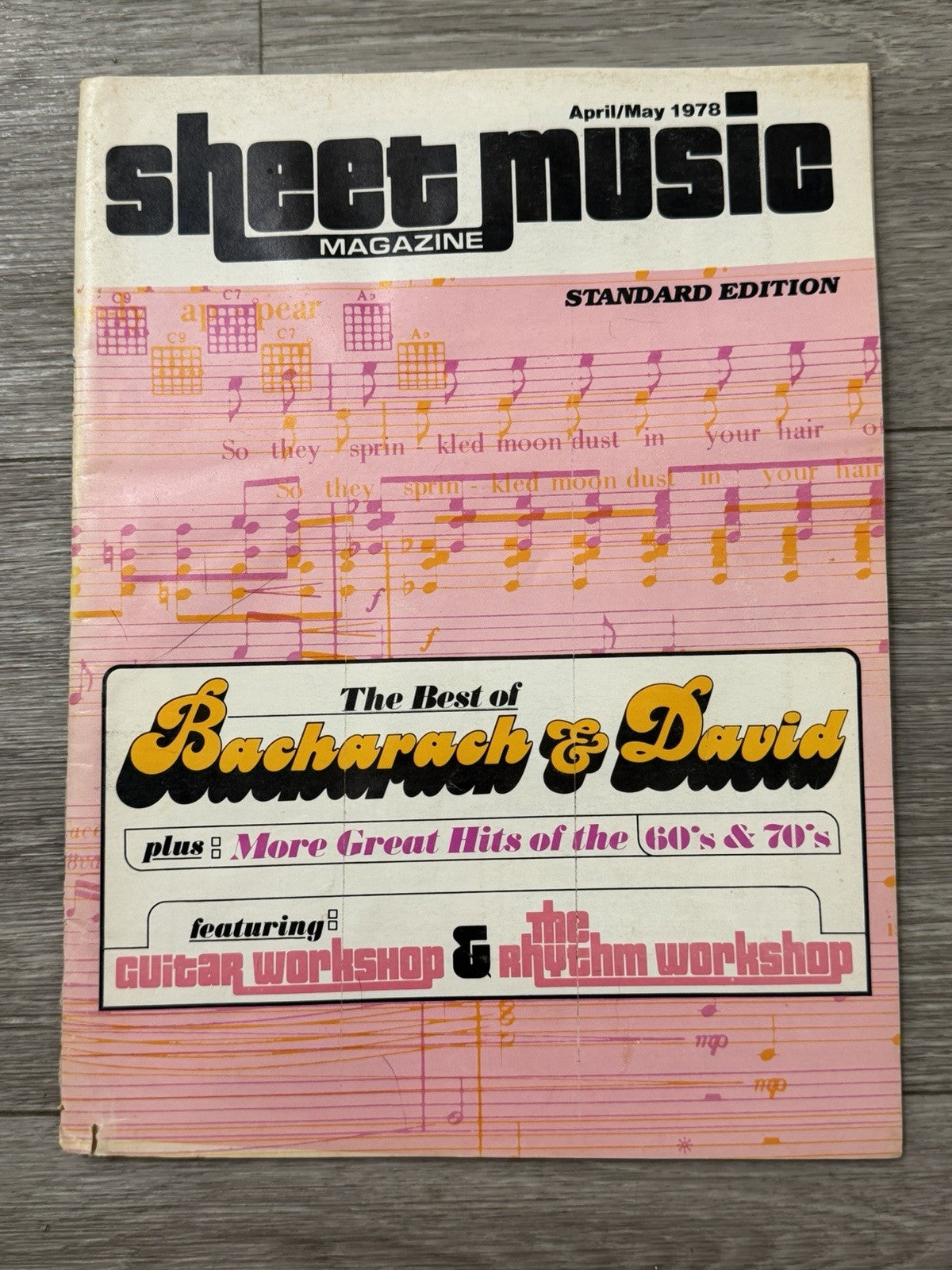 Sheet Music Magazine Archive Issue April 1978 Burt Bacharach & Hal David RARE!