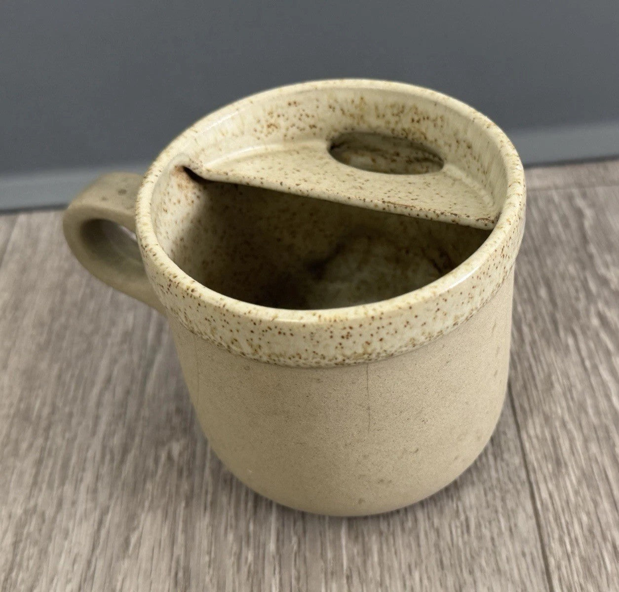 Fitz & Floyd, Stoneware/Pottery, Novelty Mustache Mug/Cup Character Face, 1970's