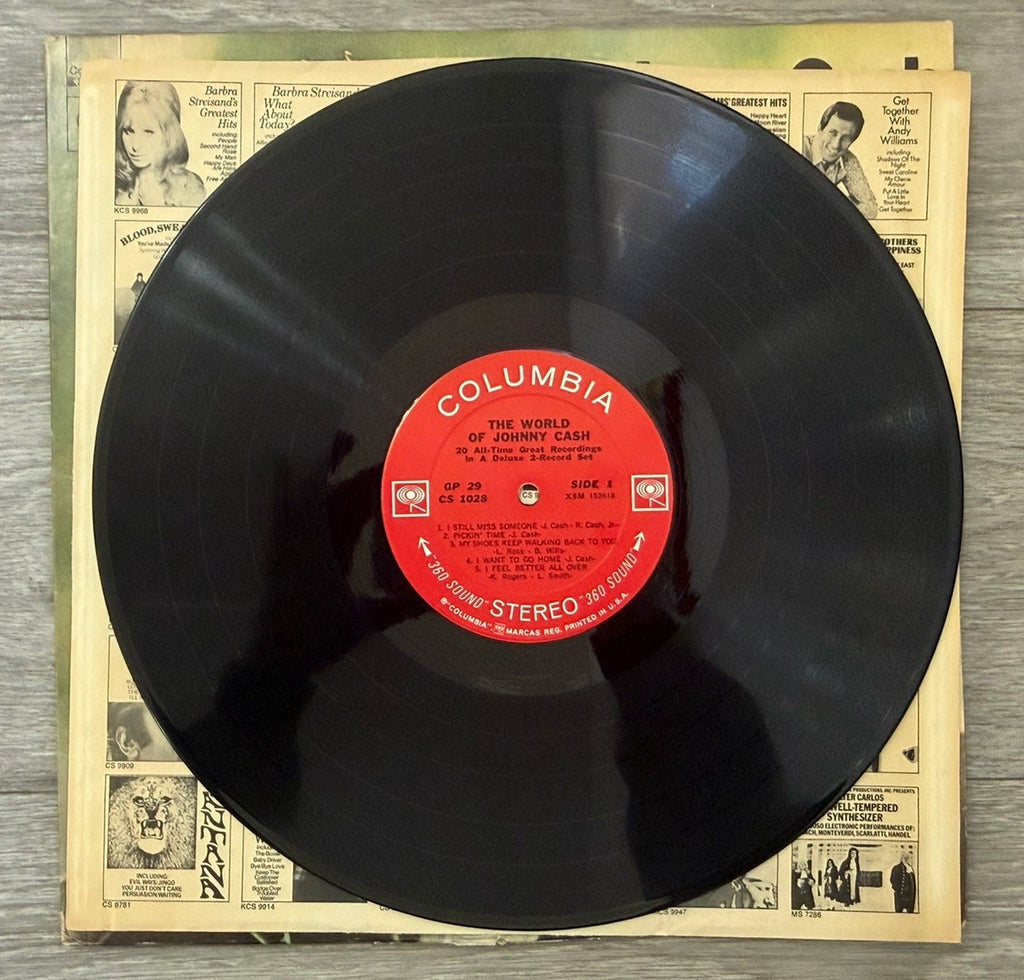 Johnny Cash – The World Of Johnny Cash Deluxe 2-Record Set GP 29