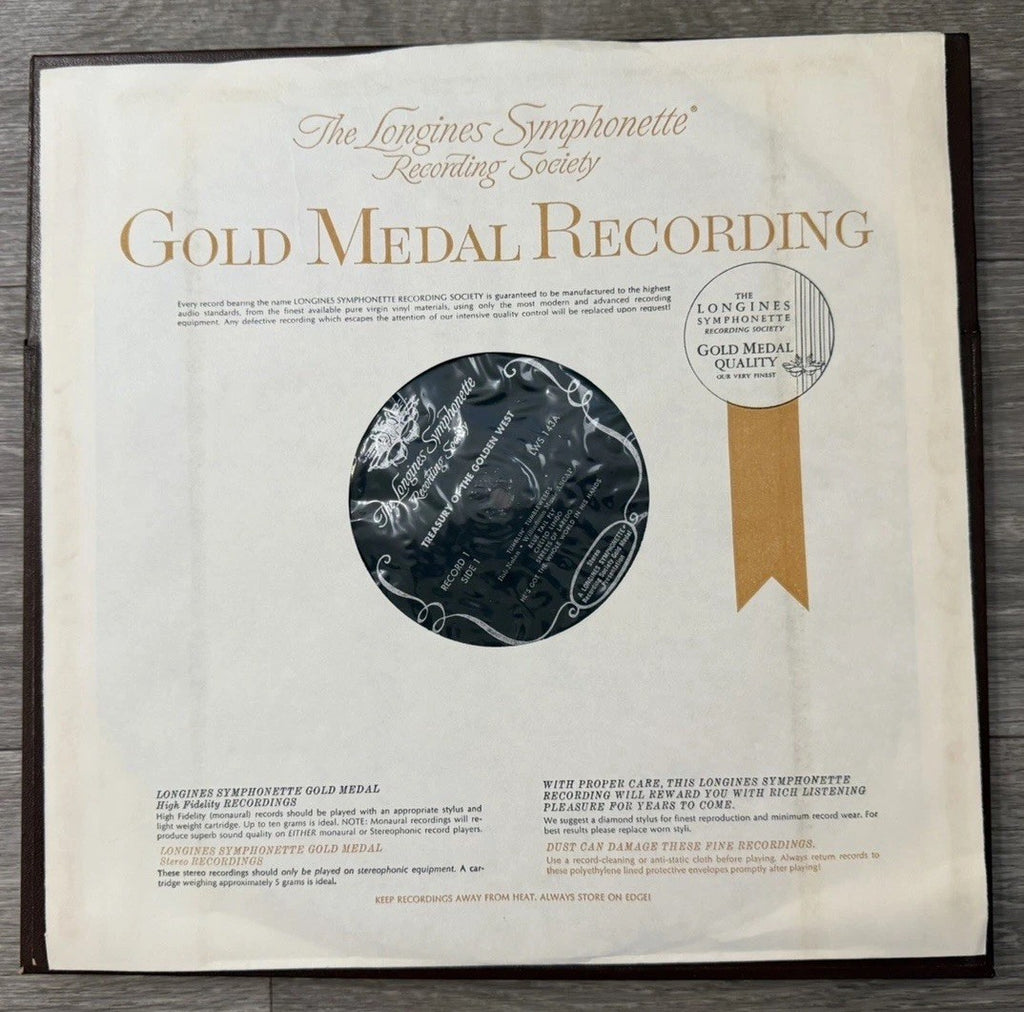 Treasury of the Golden West - Longines Multi-LP Box 6 Record Set - VG+