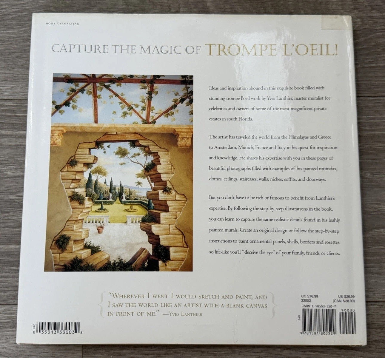 The Art Of Trompe L’oeil Murals By Yves Lanthier First Edition